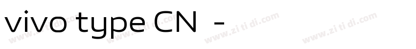 vivo type CN繁字体转换